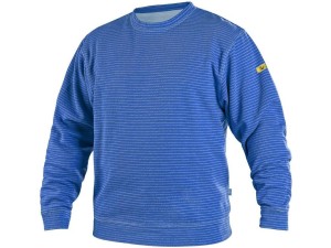 Bluza antystatyczna CXS DENALI ESD - niebieski - M