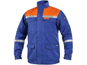 Bluza antystatyczna CXS ENERGETIK MULTI 9043 II męski - niebiesko-pomarańczowy - 54