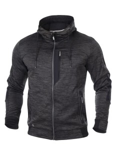 Bluza ARDON 3DBreathe melange - szaro-czarny - L