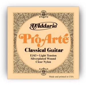 D'addario EJ43 struny do gitary klasycznej naciąg miękki