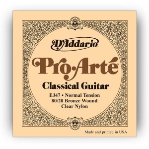 D'addario EJ47 struny do gitary klasycznej naciąg średni