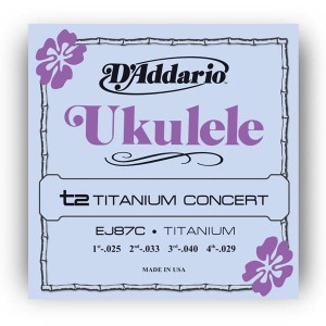 D'addario EJ87C struny do ukulele