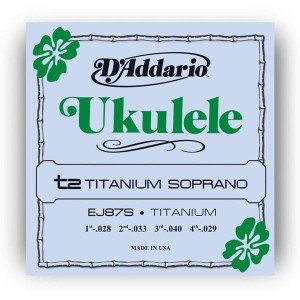 D'addario EJ87S struny do ukulele