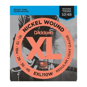 D'addario EXL110W 10-46 struny do gitary elektrycznej