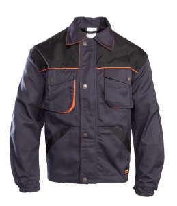Bluza BRIXTON PRACTICAL - grafitowo-pomarańczowy - 51