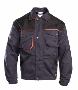 Bluza BRIXTON PRACTICAL - grafitowo-pomarańczowy - 61