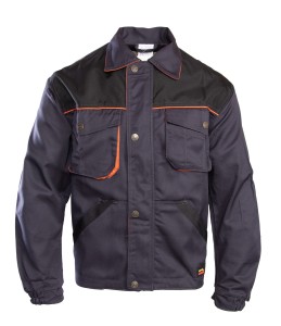 Bluza BRIXTON PRACTICAL - grafitowo-pomarańczowy - 110