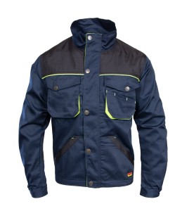 Bluza BRIXTON PRACTICAL - granatowy-żółty - 50