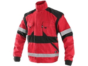Bluza CXS LUXY BRIGHT męska - czerwono-czarny - 52