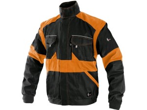 Bluza CXS LUXY EDA męska - czarno-pomarańczowy - 58