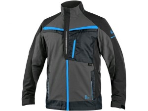 Bluza CXS NAOS męska HV niebieskie elem. - szaro-czarny - 52