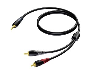 ProCab CLA711/1.5 kabel mini jack stereo-2xRCA 1,5m