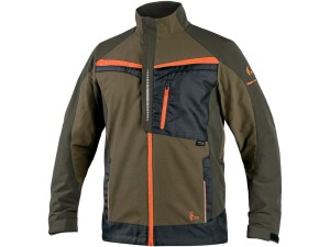 Bluza CXS NAOS męska HV pomarańcz. elem. - zielony - 58