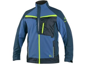 Bluza CXS NAOS męska HV żółte elem. - niebieski - 56