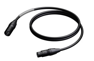 ProCab PRA901/1 kabel XLRm-XLRf 1m