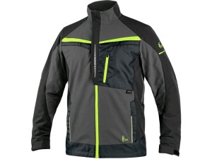 Bluza CXS NAOS męska HV żółte elem. - szaro-czarny - 52