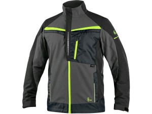 Bluza CXS NAOS męska HV żółte elem. - szaro-czarny - 56
