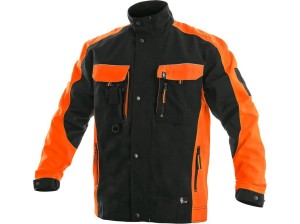 Bluza CXS SIRIUS BRIGHTON męska - czarno-pomarańczowy - 52
