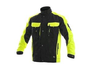 Bluza CXS SIRIUS BRIGHTON męska skrócona 170-176cm - czarno-żółty - 50
