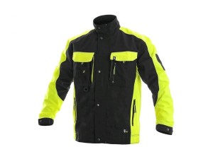 Bluza CXS SIRIUS BRIGHTON męska skrócona 170-176cm - czarno-żółty - 56