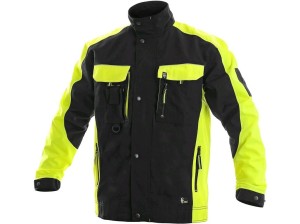 Bluza CXS SIRIUS BRIGHTON męska zimowa - czarno-żółty - 52-54