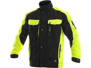 Bluza CXS SIRIUS BRIGHTON męska zimowa - czarno-żółty - 60-62