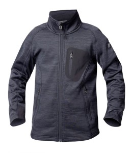 Bluza dziecięca Breeffidry melange - ciemno-szara - 98-104