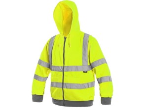 Bluza FROME męska ostrzegawcza - żółty - 3XL
