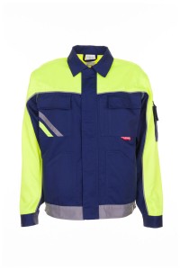 Bluza męska VISLINE V1 2413 - granatowy/żółty/cynkowy - 42
