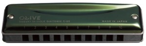 Suzuki C-20 C Olive harmonijka ustna