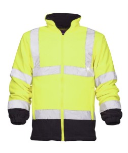 Bluza polarowa odblaskowa HI-VIZ REF401 - żółty - M