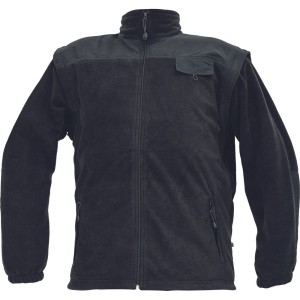 Bluza polarowa RANDWIK - czarny - M