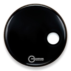 Aquarian Regulator 4,75" Hole Black 22" naciąg do centrali rezo