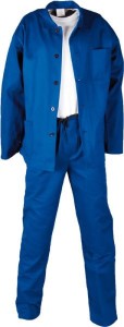 Bluza robocza i spodnie do pasa KLASIK - niebieski - 176-182cm - 50