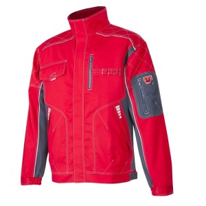 Bluza robocza VISION 01 - czerwono-szary - 48