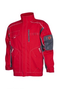 Bluza robocza VISION 01 - czerwono-szary - XL