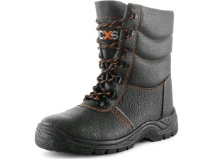 Buty CXS STONE TOPAZ S3 do pół łydki zimowe - czarny - 37