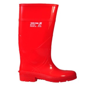 Buty męskie PVC kwaso-ługoodporne 13111 - czerwony - 40
