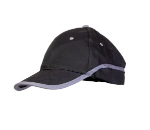 Czapka BASEBALL - czarny-stalowy