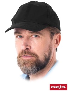 Czapka z daszkiem drelichowa LUX - czarny