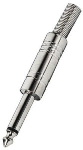 Monacor T-208 wtyk nakablowe mono 6.3mm