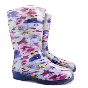 Kalosze RAINNY PRINT młodzież. - bratek - 38-39