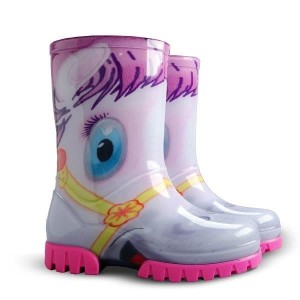 Kalosze TWISTER PRINT dziecięce - pony - 28-29
