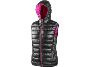 Kamizelka OMAK damka zimowa - czarno-różowy - XL