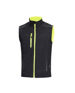 Kamizelka softshell VISION - czarno-żółty - XS