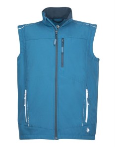 Kamizelka softshell VISION - niebieski - XL