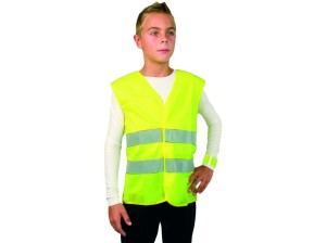 Kamizelka TEDDY dziecięca odblaskowa - żółty - XS