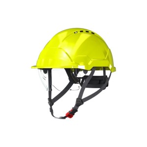 Kask PAB WH1-0 ze zintegrowanymi okularami - Hi-Viz