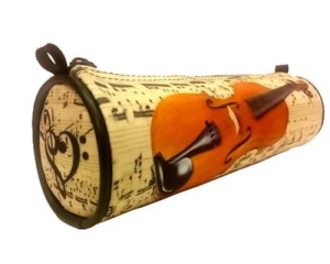 Piórnik - tuba ze skrzypcami
