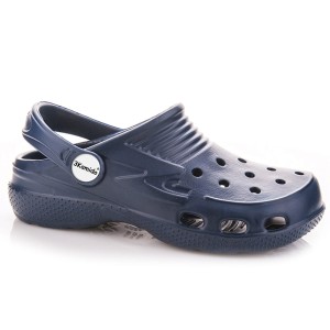 Klapki 3Kamido Croco Kids - granatowy - 28